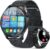 Smartwatch Herren Damen Fitnessuhr mit Telefonfunktion: Bluetooth Anrufuhr Wasserdicht Fitness Tracker Smartwatch mit Herzfrequenz Schlafmonitor Schrittzähler Sportuhr Uhren Android iOS