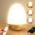 Tageslichtlampe, 15000 Lux Lichttherapielampe mit Fernbedienung, Tageslichtlampen mit einstellbaren Lichtfarben, Helligkeiten und Timer, LED-Simulation von Tageslicht (helle Holzmaserung)