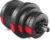 Hop-Sport Hanteln 2er Set – Hanteln Set – Gewichte 20 kg / 40 kg – Hantelstange 30 mm mit Spinlock-Kragen, gerändelt