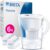 BRITA Marella Wasserfilterkanne weiß (2,4 l) inkl. 6x Maxtra Pro Pure Performance Kartuschen (Halbjahrespackung), kühlschrankgeeignet, Filterkanne mit BRITA Memo, Klappdeckel, filtert Verunreinigungen