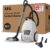 AEG Ultimate 8000 Staubsauger mit Beutel, Testsieger der Stiftung Warentest, hohe Saugleistung, Auto-Modus, alle Böden, 48 % recycelter Kunststoff, 3-in-1-Düse, HEPA-Filtration, 12 m, LED-Licht, AB81U1SW
