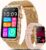 Marsyu 2026 Damen-Smartwatch mit EKG/Blutdruck/HRV/Schlafmonitor/BMI, 1,57 Zoll Gesundheitsuhr mit Telefonfunktion, 24-Stunden-Blutdruckmonitor, Harnsäure, Herzfrequenzmonitor, SpO2, Menstruation