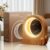 blonbar Wecker & Mondlampe, Nachttischlampe mit Lichtwecker, Tageslichtwecker, Nachtlicht mit 3 Helligkeitsstufen, 10 Naturgeräuschen, ideal für Schlafzimmer