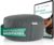 NAJATO Sports Meditationskissen – Yogakissen mit E-Book (PDF-Datei) – Rundes Yogakissen mit Buchweizenschalenfüllung – 30 cm Durchmesser, 14 cm hoch – waschbarer Baumwollbezug (Anthrazit)