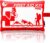 Dr. Küchler Medical Mini-Erste-Hilfe-Set – Ultrakompaktes Erste-Hilfe-Set (14 x 9 x 4 cm) für Outdoor, Wandern, Radfahren & Reisen – 29-teilig mit Pflastern, Wundauflagen & Schere, Farbe Erste-Hilfe-Sets: Rot
