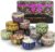 Duftkerzen Geschenkset für Frauen, 12 x 70g Duftkerzen Set, Sojawachskerzen in der Dose, kleines Geschenkset für Mama, Brenndauer bis zu 180 Stunden für Muttertag, Weihnachten, Geburtstag, Bad, Yoga, Entspannung