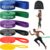 Widerstandsbänder Set, Trainingsgummibänder mit Türanker und Griffen, Klimmzugbänder, Stretchbänder geeignet für Krafttraining, Pilates, Physiotherapie. Elastisches Fitnessband für Männer und Frauen