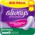 Always Discreet Inkontinenzeinlagen für Damen, Normal, 30 Stück, Rundumschutz, Unglaubliche Diskretion