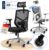 ELITESEATS Ergonomischer Bürostuhl (Testsieger), kratzfreie Rollen, atmungsaktiv, ergonomischer Schreibtischstuhl, Bürostuhl, 150 kg belastbar, Computerstuhl, Drehstuhl, Heimbürostuhl, ergonomisch