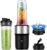 SHARDOR Standmixer, 900 W, Mixer mit Edelstahl 6 Klingen, Smoothie Maker mit 2 x 650 ml Flaschen, BPA-frei, Smoothies, Shakes und Säfte mit Rezepten