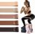 Fitnessbänder Set mit 5 Widerstandsbändern mit 5 Stufen, Übungsbänder für Heimfitness, Stretching, Krafttraining, Physiotherapie, Pilates, Yoga, elastische Workout-Bänder für Frauen