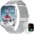 KALINCO Smartwatch Herren Damen Blutdruckuhr mit Bluetooth-Telefonie, AI Fitness Tracker mit Herzfrequenz SpO2 Stress, 100+ Sportmodi, Fitnessuhr, Weltuhr, Schlafanalyse, Geschenkideen für iOS Android