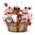 Brubaker Cosmetics Bade- und Duschset mit Kokosnuss- und Erdbeerduft, 10-teiliges Geschenkset in Vintage-Wanne
