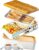 Umami® Bento-Lunchbox für Erwachsene/Kinder, Premium Edition, 2 Saucenboxen und 4 Besteck, Lunchbox für Männer und Frauen, 2 Meal-Prep-Behälter, Mikrowelle, Spülmaschine, gefriergeeignet, BPA-frei