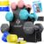 KESSER Hantelset, 3 Paar, 1 kg – 5 kg, 12 kg oder 18 kg Hanteln mit Ständeraufbewahrung, Fitnessstudio, Krafttraining, Hantelset, rutschfestes Neopren,