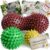 Heldson Massageball-Set – Igelball-Fußmassage 3-teilig inklusive Erdnussball | Dermatest „sehr gut“, Fußmassageball & Stachelball mit Noppen, Triggerpunkt & Reflexzonen Massage für Fuß, Rücken & Hand