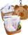 littleplan littlebag Bear Erste-Hilfe-Tasche für Babys und Kinder, 34-teilig mit 10-seitigem Notfallbuch