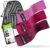 ZenOne Sports® Fitnessbänder aus Latex I Loop Bänder Set – Widerstandsbänder in 3-5 Stärken I Resistance Bands für Krafttraining, Warm-up & mehr I Booty Band Set mit Workout-Guide, Theraband Loop