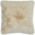 -LUXOR- Living Cushion Kunstfell Dekokissen Coste in Schaffelloptik, Flauschiges Kuschelkissen, Sofakissen für Wohnzimmer, 40 x 40 cm, Beige, 1 Stück