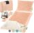 BACKLAXX Akupressurmatte mit Kissen, Tuch & Tasche, Akupunkturmatte mit Spikes zur Massage, Entspannungs-Akupressurmatte für Nacken & Schulter, Massagematte für Rücken und Ganzkörper