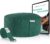 NAJATO Sports Meditationskissen – mit Yogagurt und E-Book – Yogakissen mit Buchweizenschalenfüllung – rundes Yogakissen mit waschbarem Baumwollbezug