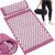 KRUMAD Akupressurmatten-Set mit Kissen, inkl. Tasche, Akupressurmatte, Noppenmatte für Rücken und Nacken, Massagematte, Noppenmatte, Fakirmatte, Entspannung, für Wellness zu Hause, 60 x 40 cm