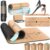 KESSER® Yogamatte aus Kork mit Tragegurttasche & Yogablock, Gymnastikmatte, Yogamatte, rutschfest, Naturkautschuk, TPE-Fitnessmatte, 183 x 62 cm, Trainingsmatte für Fitness, Sportmatte, Gymnastik, extra dick
