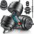 RE:SPORT 2er-Set verstellbare Kurzhanteln 15/20/30/40 kg | Hantelset mit 2 Hanteln | Hantel mit Gewichten und 4 Spinlock-Kragen | Fitness-Hantel für Muskelaufbau, Training und Zuhause