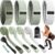Sōma Widerstandsbänder Set – Fitnessbänder aus Stoff, rutschfest & reißfest (4 Widerstandsstufen) – Gymnastikband für Krafttraining, Pilates & Yoga – Widerstandsbänder 27–68 kg