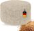 Kuscheliges rundes Meditationskissen – Sitzkissen 10 cm / 15 cm / 20 cm hoch – Bouclé-Yogakissen mit Dinkelfüllung – Bodenkissen, Kissen für Meditation & Entspannung – Hergestellt in Deutschland