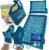 Akupressurmatten-Set mit Kissen (Intensiv), Tasche, Massagehandschuhen, Akupunkturmatte aus Leinen mit Kokosfasern, Akupressurmatte hilft bei Verspannungen, Rückenschmerzen Caspor