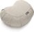 BODYMATE Halbmond-Yogakissen 42 cm lang, 30 cm breit und 15 cm hoch mit Buchweizenschalenfüllung – maschinenwaschbarer Bezug aus 100 % extra dicker Baumwolle – Meditationskissen – Sitzkissen