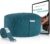 NAJATO Sports Meditationskissen – mit Yogagurt und E-Book – Yogakissen mit Buchweizenschalenfüllung – rundes Yogakissen mit waschbarem Baumwollbezug, grau