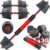 CP Sports 2-in-1-Hantel – Langhantel-Set 20 kg / 30 kg / 40 kg | Hantelscheiben – Gewichte – Hantelstangen | Verstellbare Hanteln – Hantel-Set für Krafttraining, Fitness, Heim-Fitnessstudio